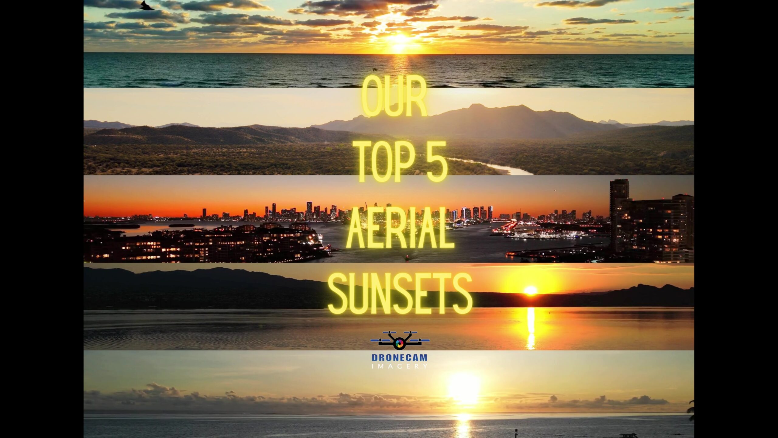 Stunning Sunset Aerial Collection